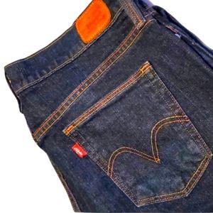 Levi's 515👖Dark Wash Boot Cut Jeans, Size 6M W28
